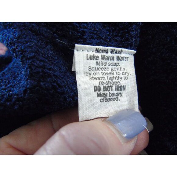 Vintage 1970's Maxi Suit St. John Knits Saks Fifth Avenue Navy & Pink 3 Piece Si - Picture 9 of 10